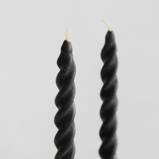 beeswax spiral taper candle